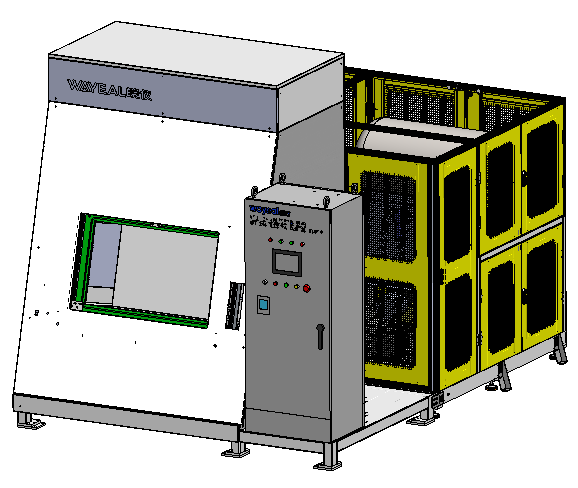 Automotive AC Condenser Helium Leak Detection System